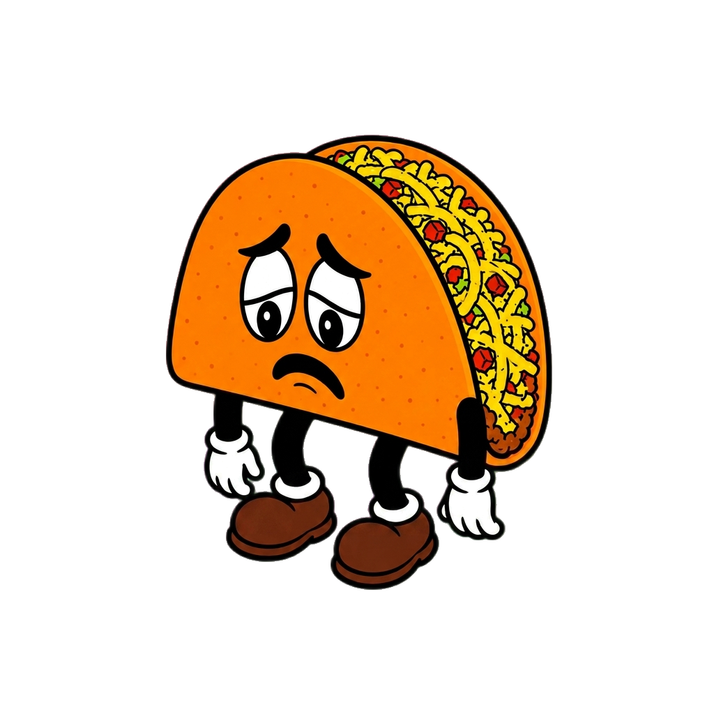 Don Taco is sad your cart is empty